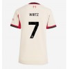 Liverpool Florian Wirtz #7 Bortedrakt Kvinner 2025-26 Kortermet